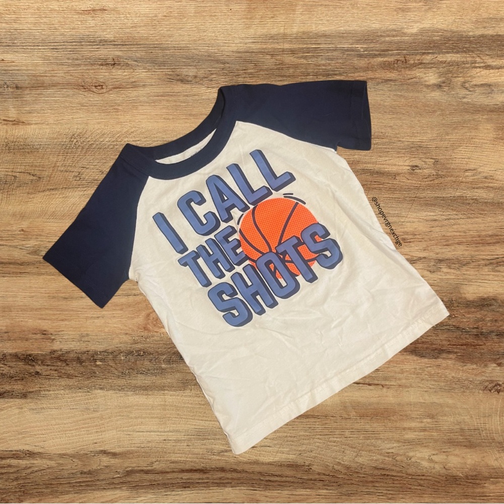 Carter’s Basketball Graphic Tee ‘I Call the Shots’ 2T